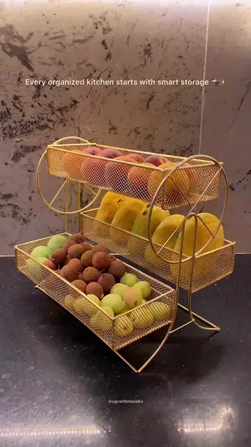 Fruits & veggies ab idhar udhar nahi 😍 Kitchen ko neat, fresh aur organized ban