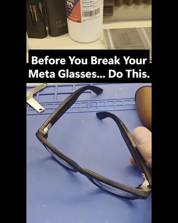 I kept seeing photos of broken Ray-Ban Meta hinge arms, so I decided to check mi