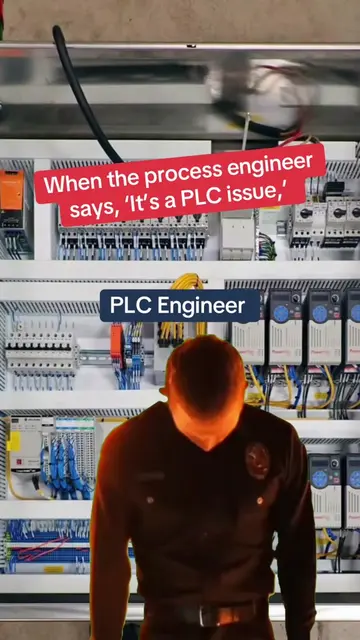 When the process engineer says, ‘It’s a PLC issue,’  #plc #meme