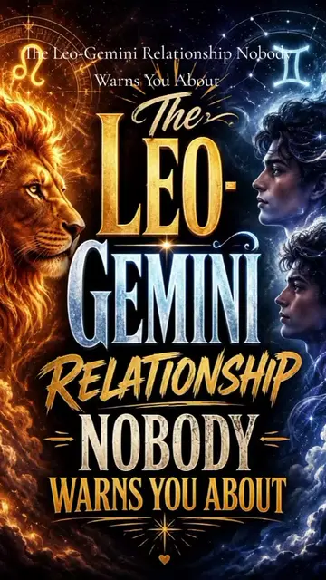 The Leo-Gemini Relationship Nobody Warns You About are you a Leo ♌  Are you a Ge