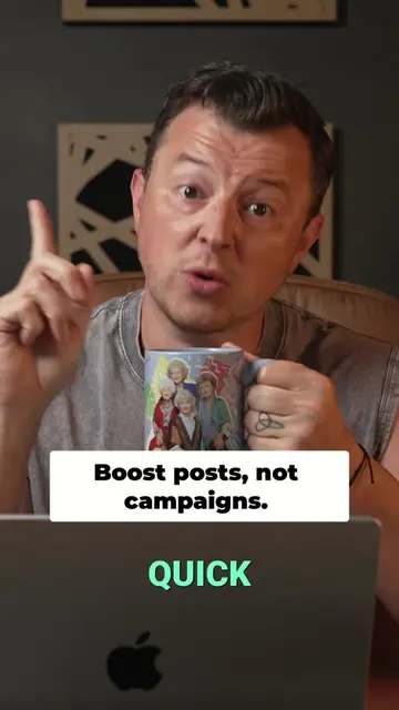 Boost your social media game! Use your best-performing posts and put a small bud