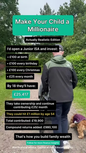 Most people think making your child a millionaire sounds unrealistic. But with a
