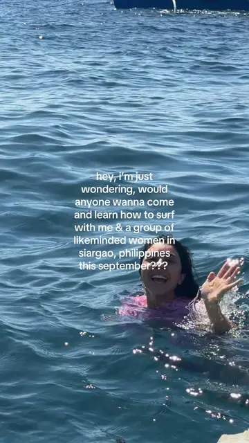 ATTENTION ⛔️: GIRLS WHO WANNA LEARN HOW TO SURF ⬇️  We’ll be heading to Siargao,