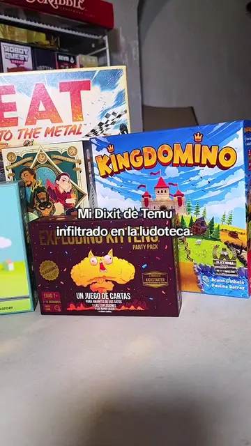 Mi Dixit chafa conociendo mis juegos originales. No juzguen... todos tenemos un 