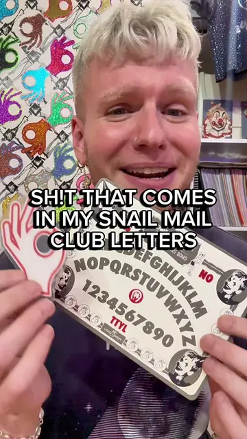 Everything that came in June letters for my pop art snail mail club Icons Only A