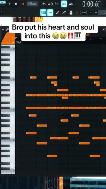 Like fr this man is too emotional with his melodies 😭😭😭🎹‼️🎹‼️ #producertok 