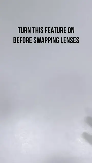 Did you know Sony cameras have a hidden feature that helps protect the sensor fr