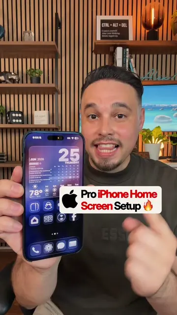I can't stop looking at this iPhone Home Screen setup 😮‍💨 It completely change