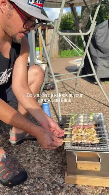For those BBQ, you got me for life! #FamilyMoments #SoftLife #marriedlife 