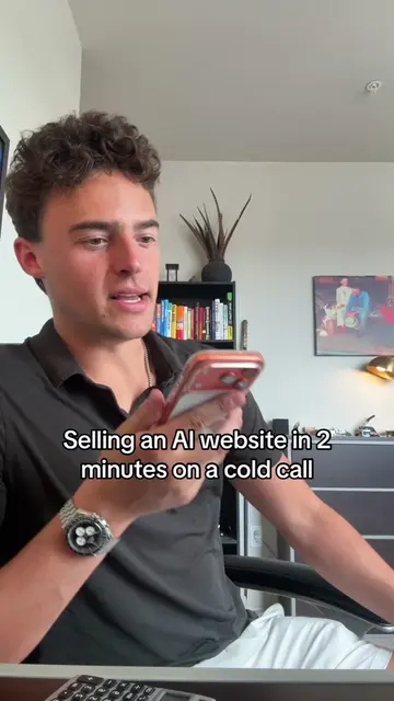 Tooo easy 💰  #ai #coldcall #sales #webdesign #landingsitepartner 
