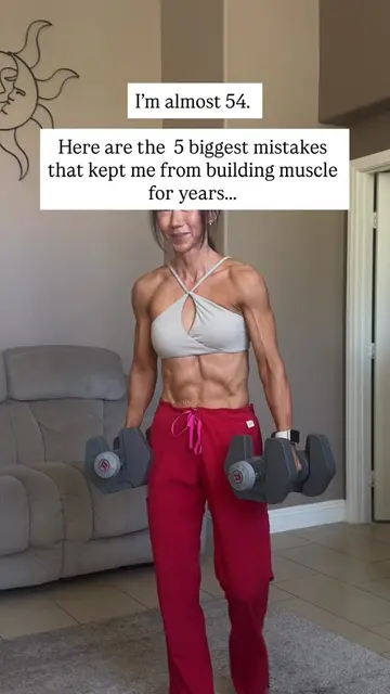 ✨ Try a free week of 3 full body 30 min workouts using dumbbells only.  Perfect 