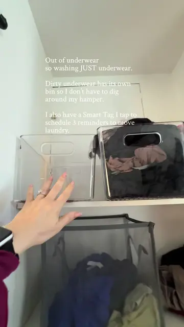 You can choose not to sort or fold your clothes. 