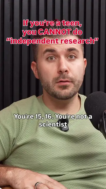 You’re a teen. You CANT do research independently  Unless you have a PhD, no one