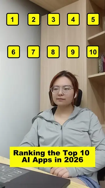 Ranking the Top 10 AI Apps in 2026 🔥 #AITools #AI #TechTok #Claude #fyp