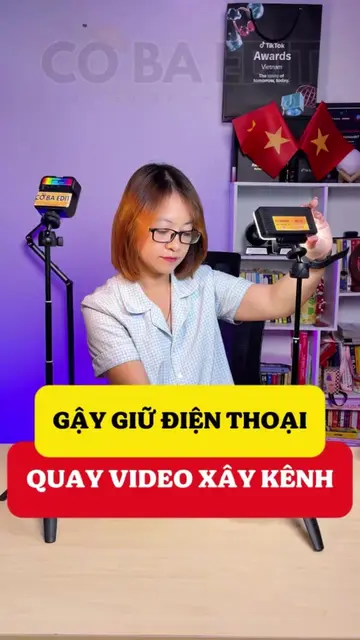 Gậy giữ điện thoại quay video, chụp ảnh, livestream, selfie,... kèm điều khiển t