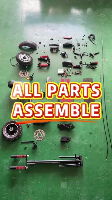 Electric scooter #3 — full parts revealed (assembly coming)#electricscooter #sco