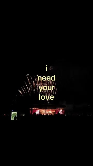 🤭🤭🥳🥳#elliegoulding #ineedyourlove #music #yellowfont #coachella