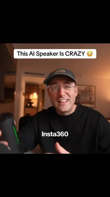 This AI speaker is actually wild. The Insta360 Wave is basically a speakerphone 