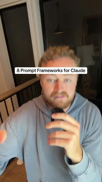 8 Prompt Frameworks for Claude + ChatGPT 👇 Most people get bad AI outputs becau
