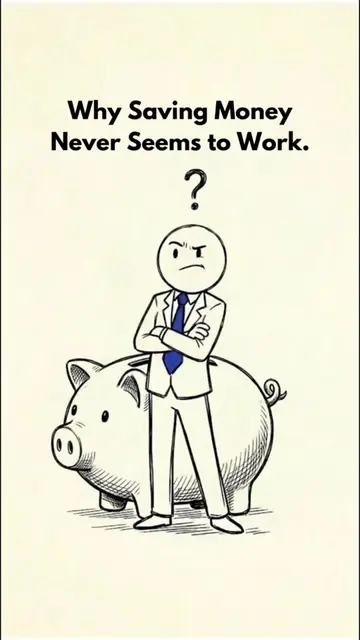 Why Saving Money Never Seems to Work.  #animation #Finance #savingmoney #bank 