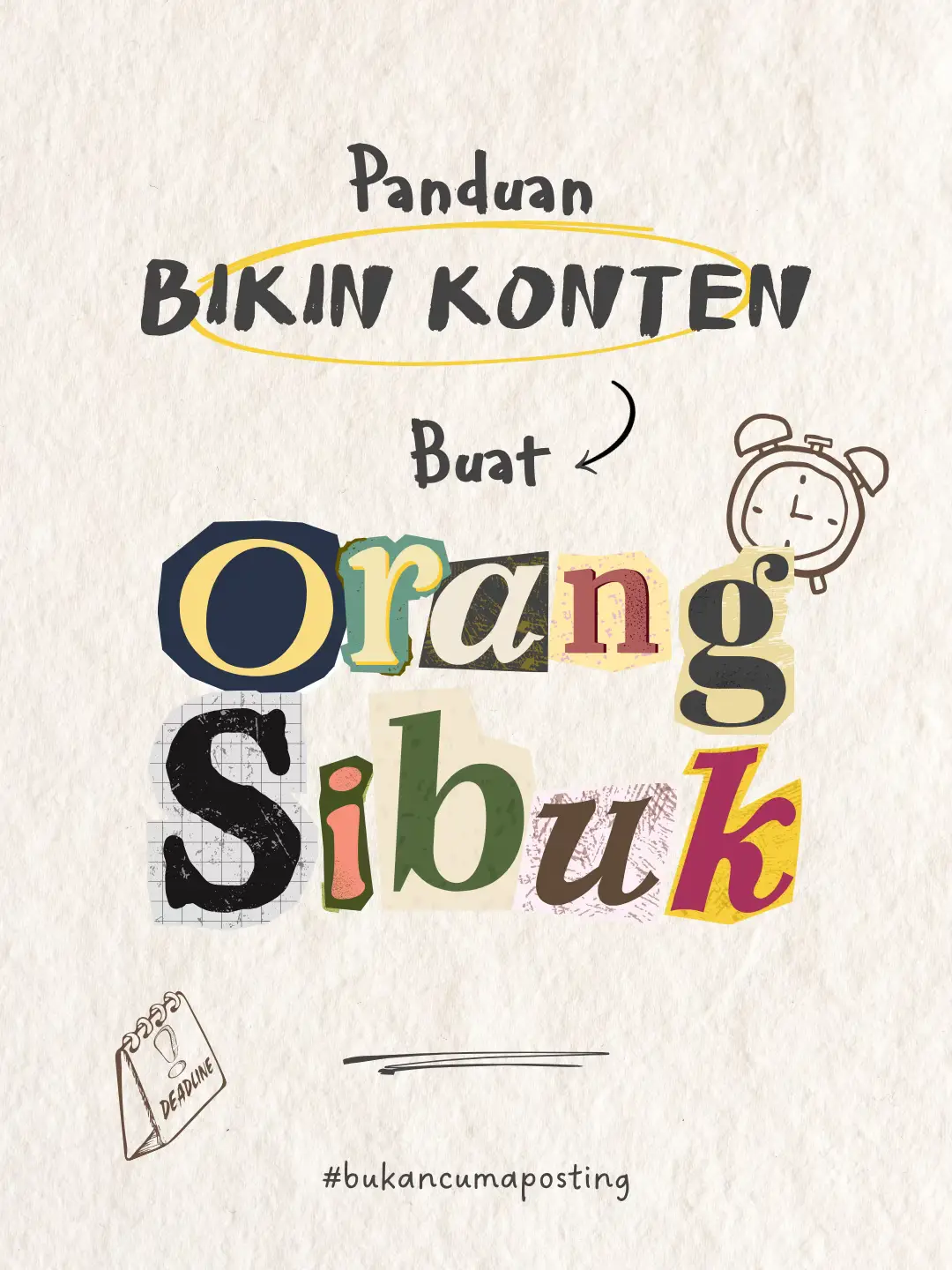 Ngonten tiap hari itu ga realistis buat semua orang. Dan lo ga harus melakukanny