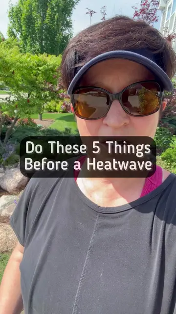 To prepare your garden for a heat wave you want to water deeply if you have not 