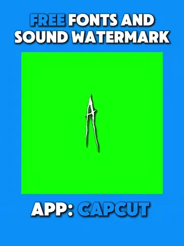 Free fonts and sound watermark 🔥 #capcut #capcutpioneer #capcutedit #tutorial #