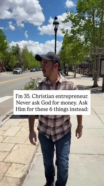 Instead of asking for money, ask for these 6 things first: ✅ WISDOM: Solomon did