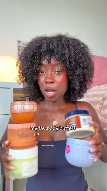 i love me a good body butter 😫✨ @Vaseline @Naturium @eos Products @BEING FRENSH