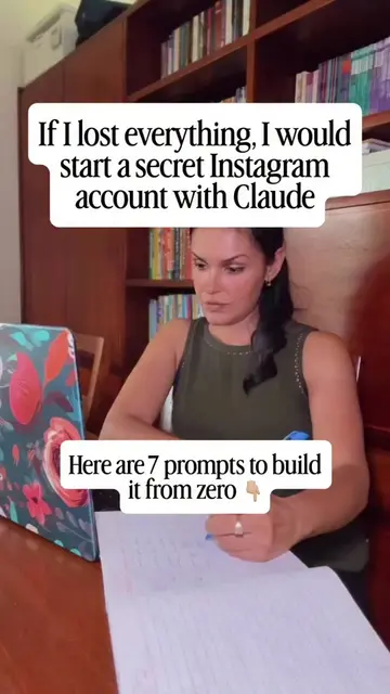 7 claude prompts. zero experience needed. zero face required. just strategy and 