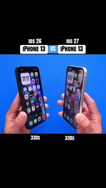ips26 vs ios 27 #foryou #iphone13 #ios #speed #testing 