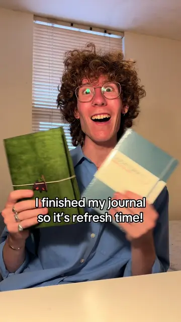 I finished my journal so let’s do a journal refresh and put in my new one… @pape