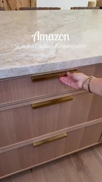 🔗In Bio! Kitchen Cabinet Organization 🍴🤎 #amazonhome #amazonkitchen #kitcheno