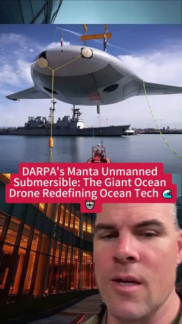 DARPA's Manta Unmanned Submersible: The Giant Ocean Drone Redefining Ocean Tech 