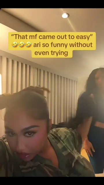 Ari snatched her pony tail out like it was nothing 🤣🤣🤣🤣🤣 she said yall hair