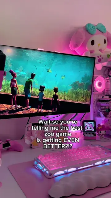 LIKE GIVE IT TO ME NOW #planetzoo #GamerGirl #gaming #setup #newgame 