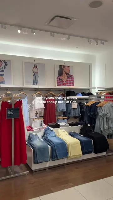 Spent years chasing trends just to end up back at Gap. The new collection feels 