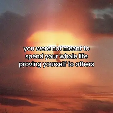 you were not meant to spend your whole life proving yourself to others #mindset 