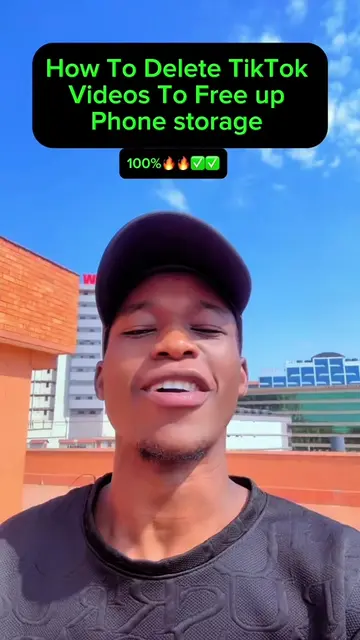 How to Delete watched TikTok videos to free up phone storage #viralvideo #tiktok