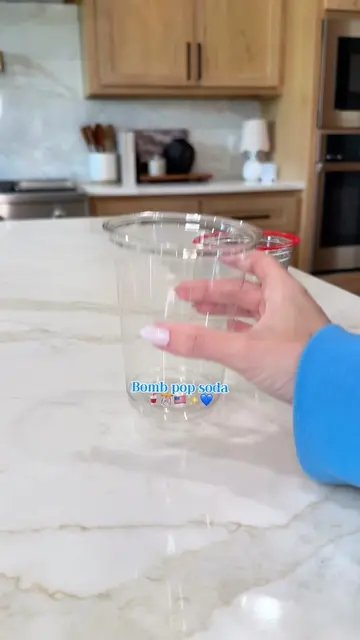 Such a fun and easy drink! 🇺🇸❤️💙 You can easily switch up the syrup flavors a
