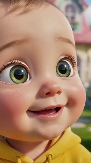 The cutest AI baby dance you'll watch today! 💃🏡 Dancing to Dans Ma Maison Sur 