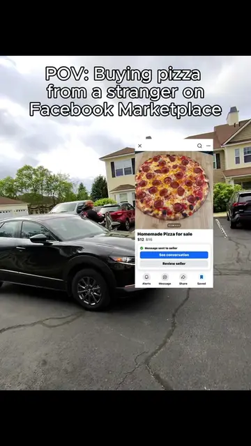 POV: buying pizza from a stranger on Facebook Marketplace #rhodeisland #pov #new