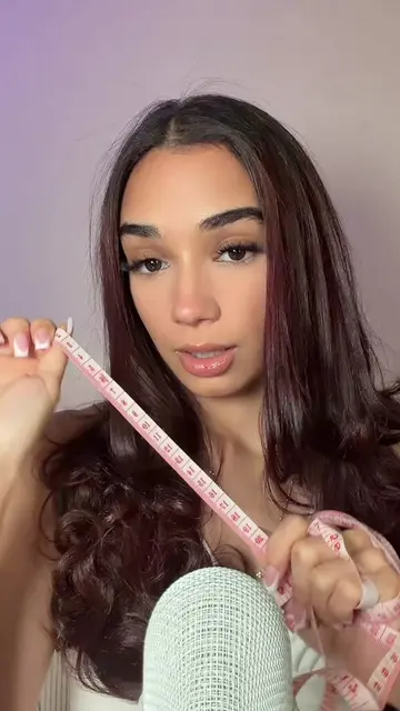 let’s see how wide that forehead is luv 🤭 #asmr #personalattention #relax #fyp 
