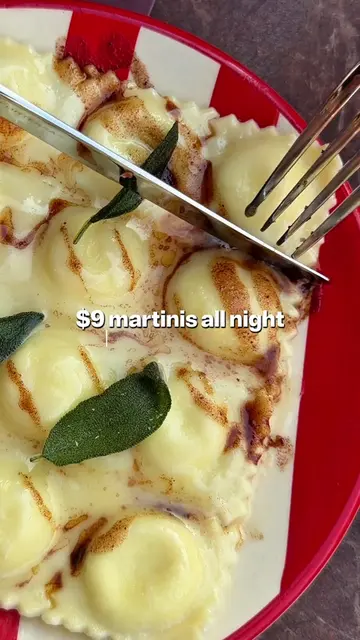There’s a new spot in Nolita with $9 martinis and look at how cute this ravioli 