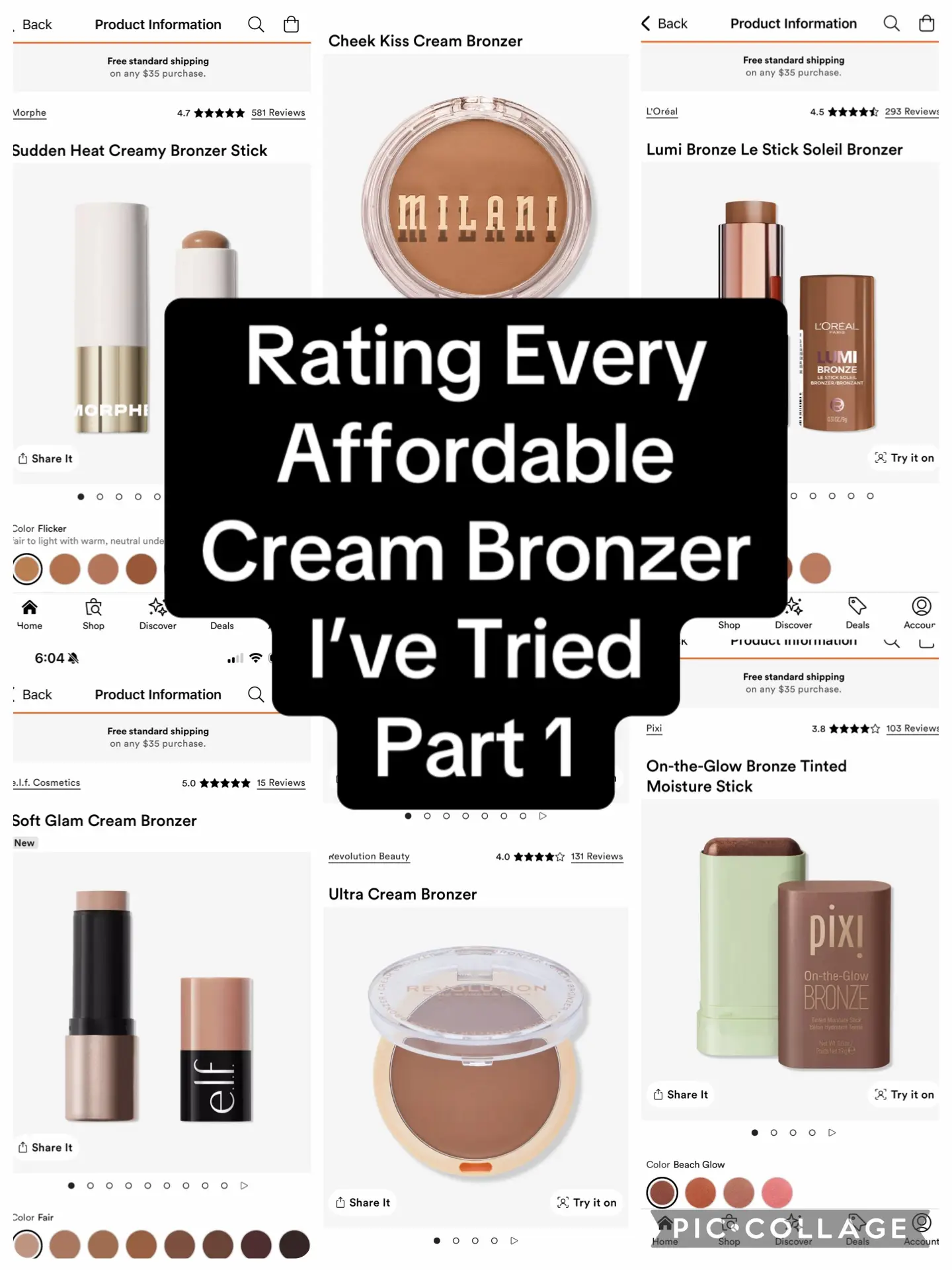 Rating every affordable cream bronzer I’ve tried part 1!  @Milani Cosmetics @Mor