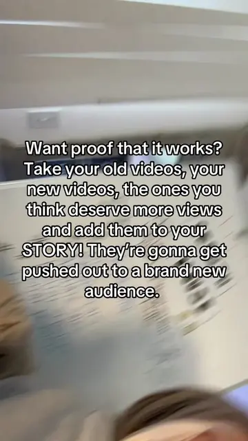 Add your video to your story to get more views, fresh eyes, more engagement, mor