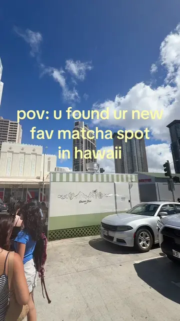 gonna compile all my fav eats on oahu bc ive been eating GOOOOD here. matcha so 