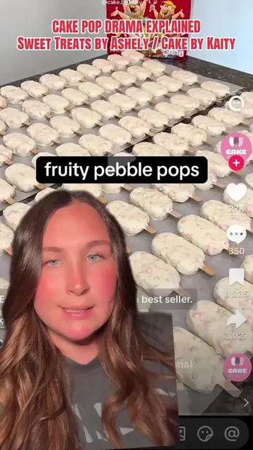 CAKE POP DRAMA EXPLAINED  Sweet Treats by Ashely / Cake by Kaity #cakepop #cakep