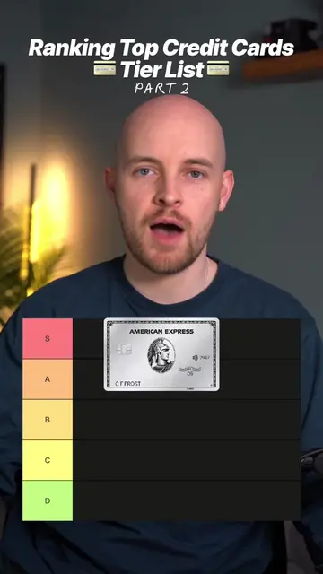Ranking top credit cards 💳 part two