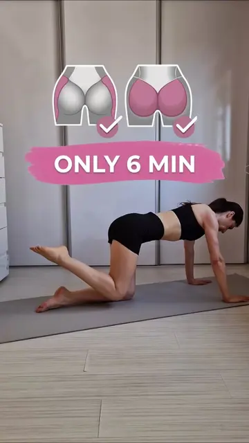 Your Glutes Will Thank You 🍑🔥   Just 6 minutes! Repeat for 2–3 sets or add ank